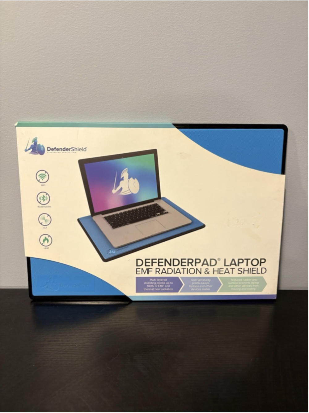 DefenderShield DefenderPad Laptop EMF Radiation & Heat Shield - Portable LapDesk